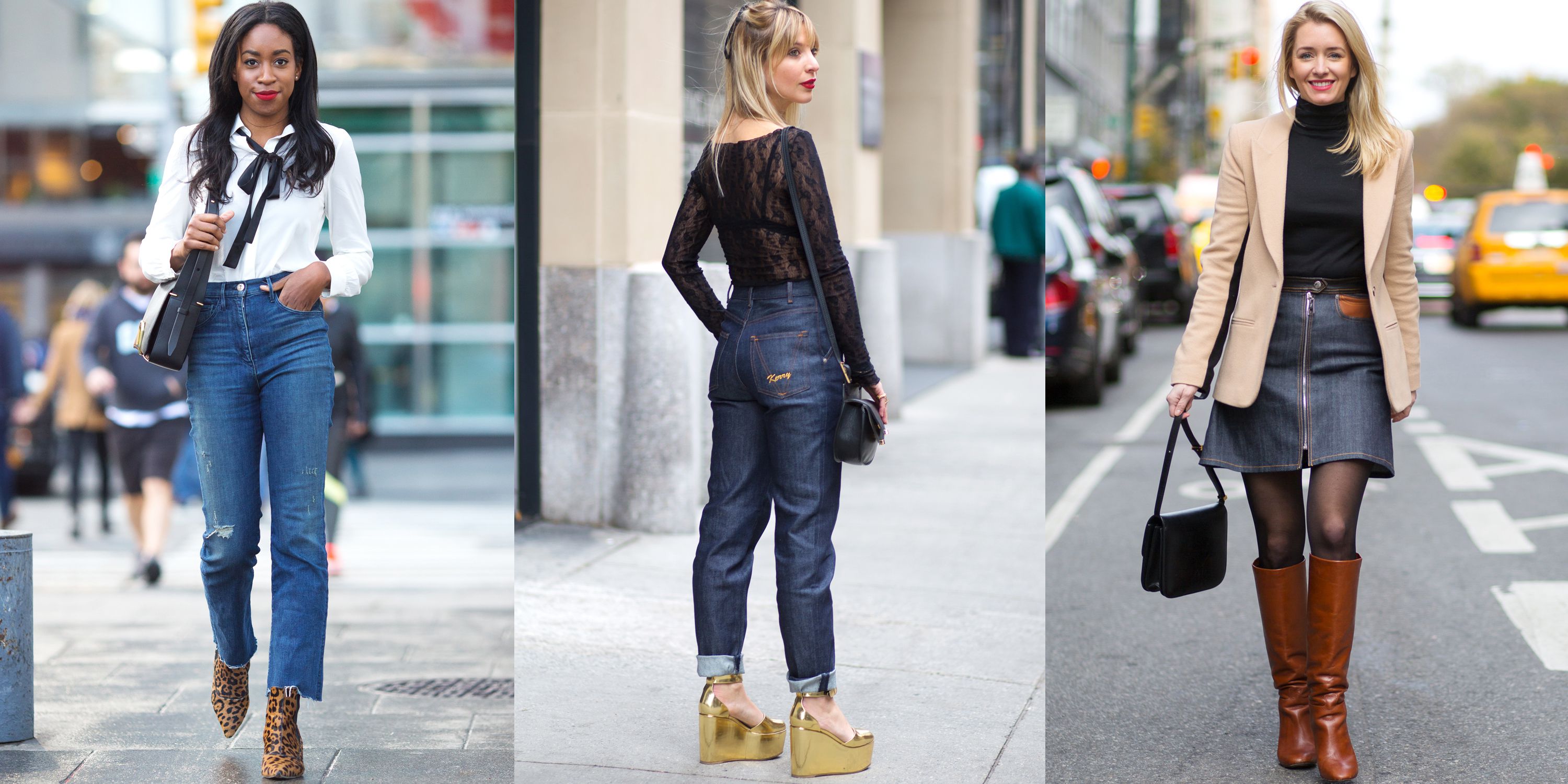 How to style up High Waisted Jeans