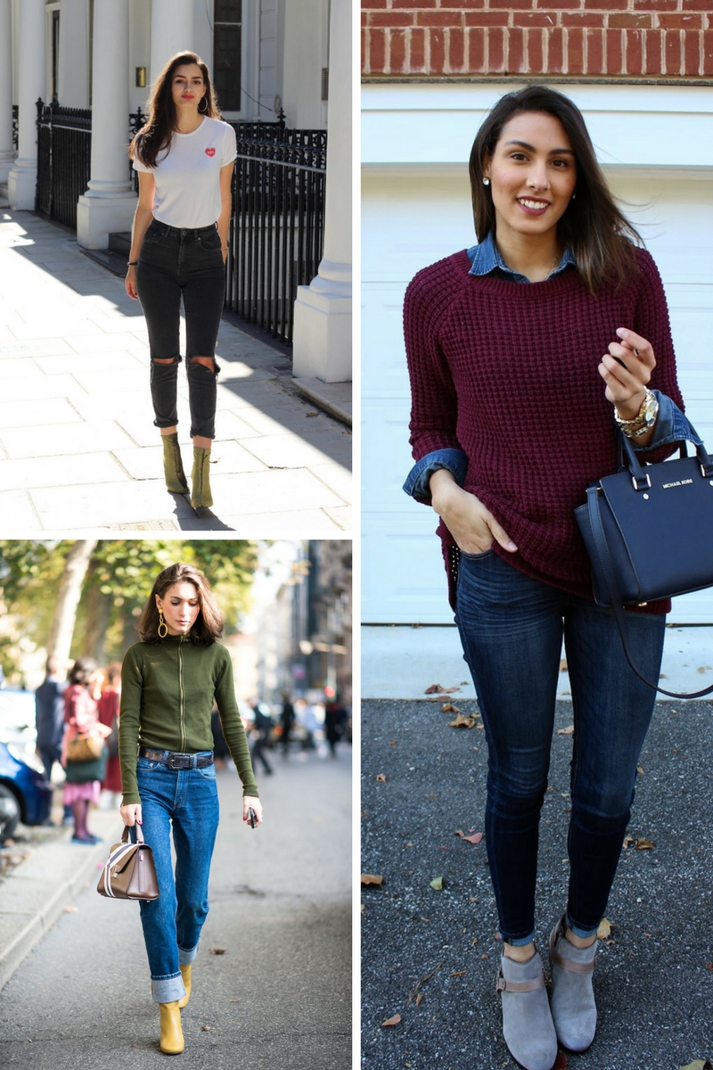 Boots to Style up your Dark Wash Jeans.