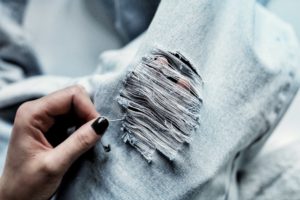 Distressed Jean for Distressing DIY for your Jeans
