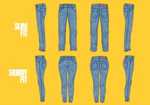 SLIM FIT for Skinny or Slim! Choose your fit