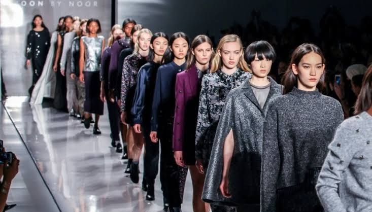 New York Fashion Week 2020 denim street wear.