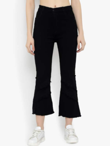 Womens Wide Leg Jeans image 4