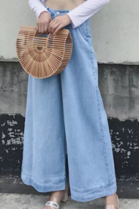 Womens Wide Leg Jeans image 5