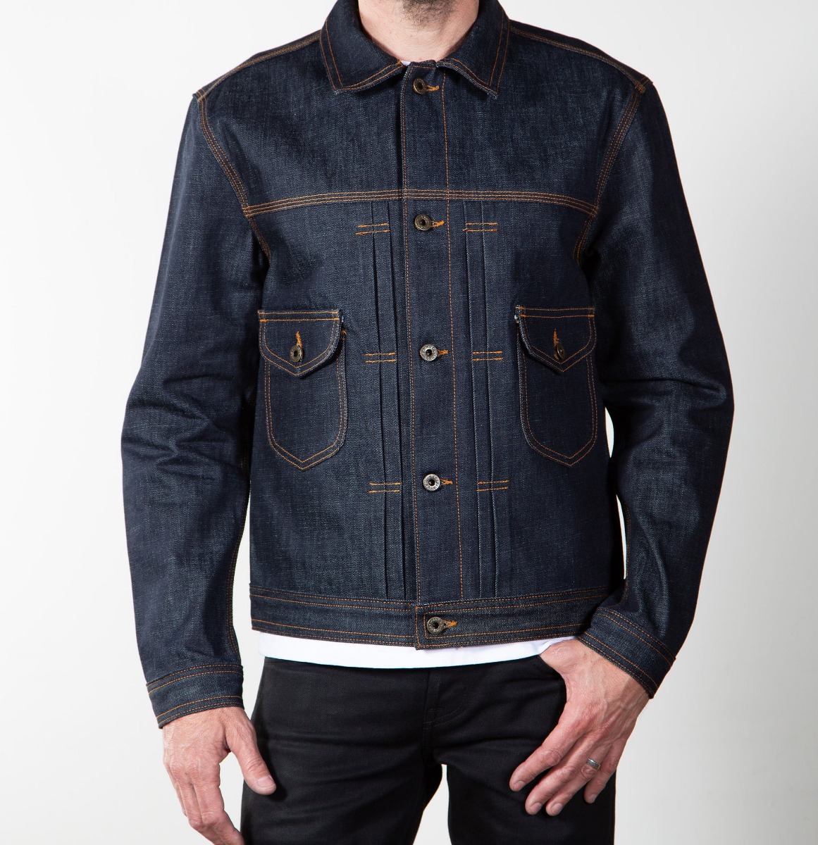 RAW Selvedge Signature Denim Jacket for Men (Limited Quantity Premium Denim)