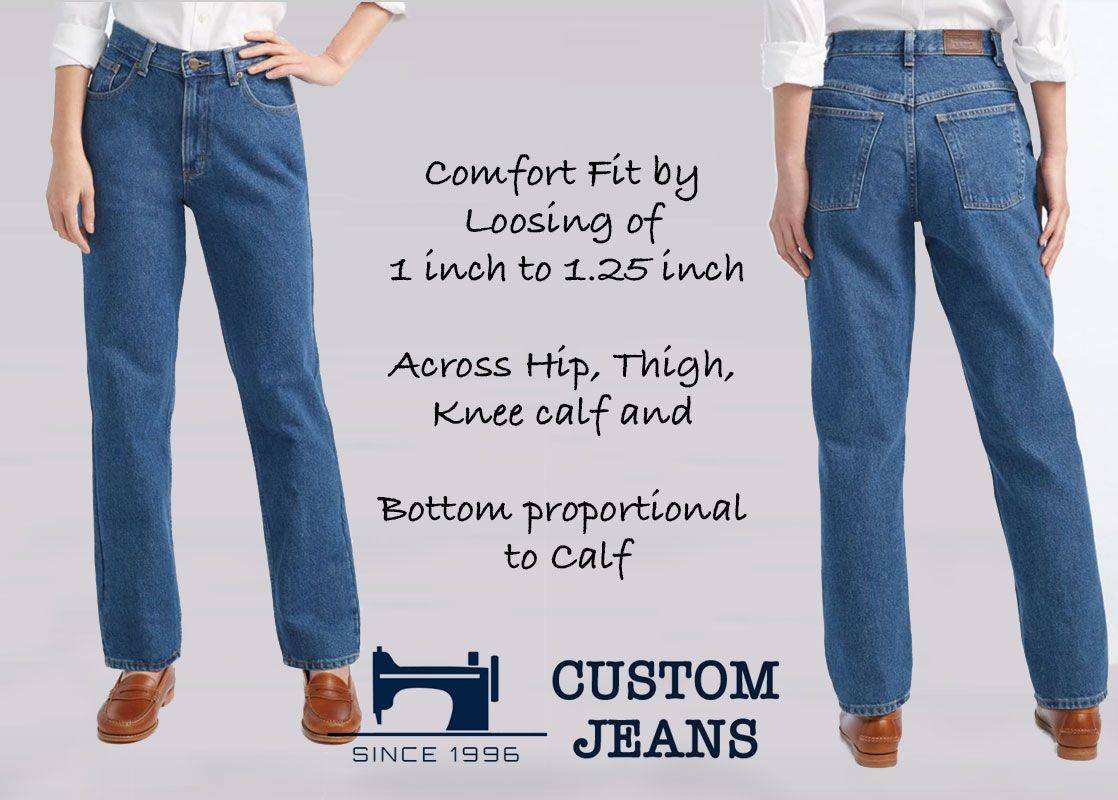 Women Guide Jeans | Fit Guide Jeans Women | BeSpokeJeans.co™